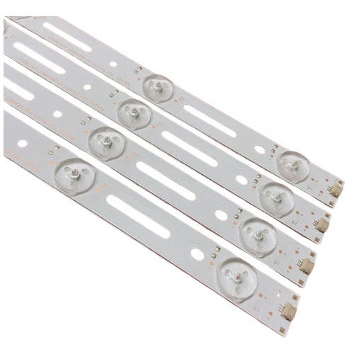  Kit De 4 Tira De 10 Led Bgh Ble4015d Audinac Al840 78cm 3v