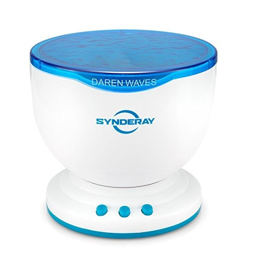 Synderay Ocean Wave Proyector De Luz Nocturna Y Reproductor