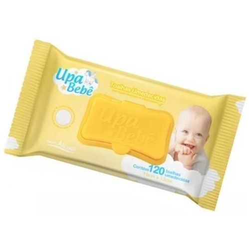Kit 6 Toalhas Umedecidas Lenços 19x13cm 120unid Upa Bebê