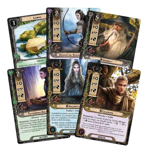 El Señor De Los Anillos Lcg: Elfos De Lórien Mazo De Inicio