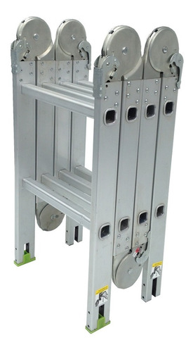 Escalera De Aluminio 2.6 Multifunción 8 Escalones + Chapones