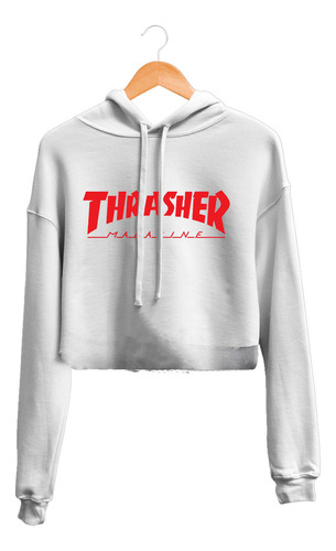 Hoodie Crop Top Trasher