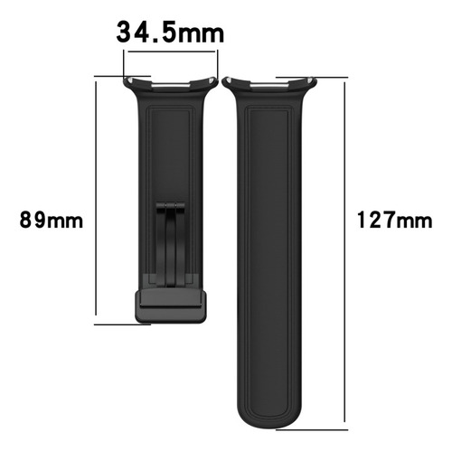 Correa De Piel De Silicona Para Samsung Galaxy Watch 7 Ultra