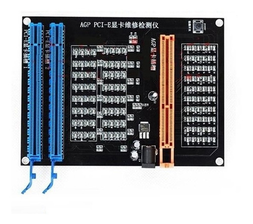 El Comprobador De Enchufes Agp Pci-e X16 De Doble Propósito