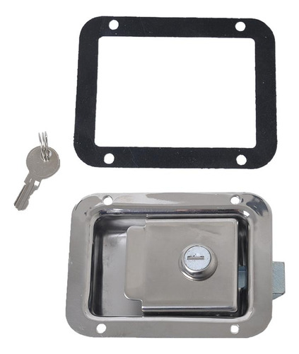 2 Pcs Aço Inoxidável Paddle Locks Cabinet Lock Door Para