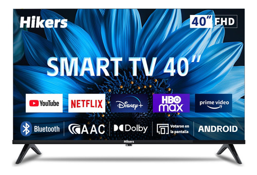 Smart Tv Hikers 40 Android Dled Fhd Con Dolby/aac Bluetooth