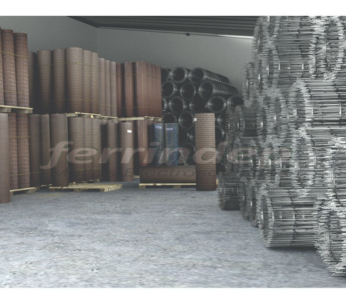 Imagen 10 de 10 de Malla Metálica Romboidal Desplegado 18x40mm Rollo 1 X 12mts