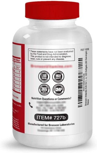Imagen 6 de 9 de Krill Antártico Premium 1,000mg @ 120 Caps / Omega 3