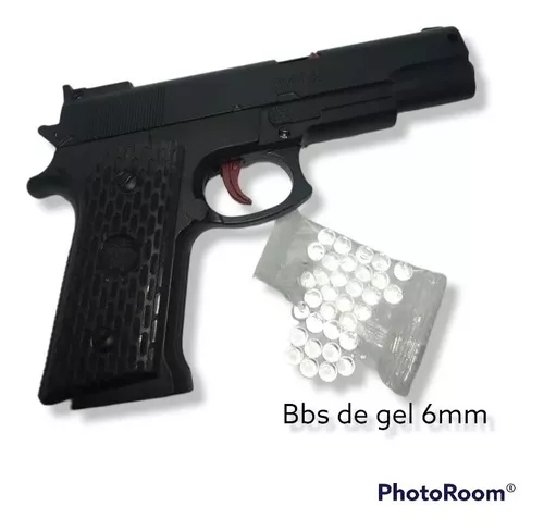 Brinquedo Pistola Airsoft de Gel + 800 Bolinha Gel Brinquedo