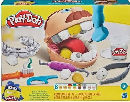 Play Doh - El Dentista Bromista - Incluye 8 Potes - Hasbro 