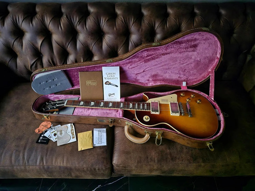 Gibson Les Paul Historic 1958 Custom Shop 58 R8 Bourbon Diestro Bourbon Burst Rosewood (Usado)