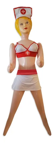 Merrimix 59 Muñeca Inflable De Jengibre Con Disfraz De Enfer