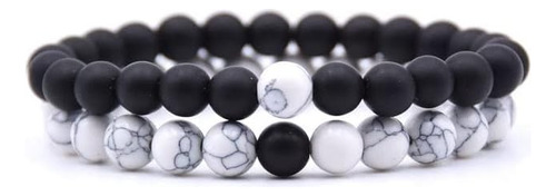 Pulseiras Com Contas De Distância Dele E Dela, Tamanho Únic