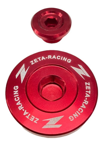 Imagen 1 de 2 de Tapón Motor Anodizado Zeta Kawasaki Winnersports Mx Shop