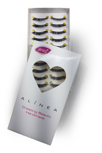 Imagem 1 de 2 de Cílio Postiço Alinea 10 Pares Na Caixa (tw10-y24) Aproveite!
