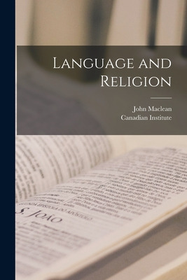 Libro Language And Religion [microform] - Maclean, John 1...