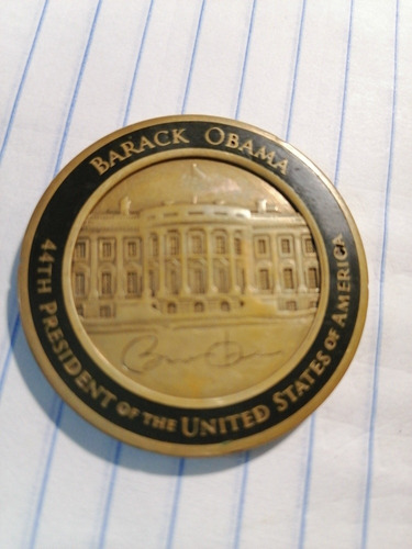 Moneda Desafío Barack Obama 