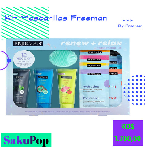 Kit Mascarillas Faciales Freeman