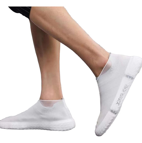 Forro Protector Impermeable Para Zapatos Silicon Para Lluvia