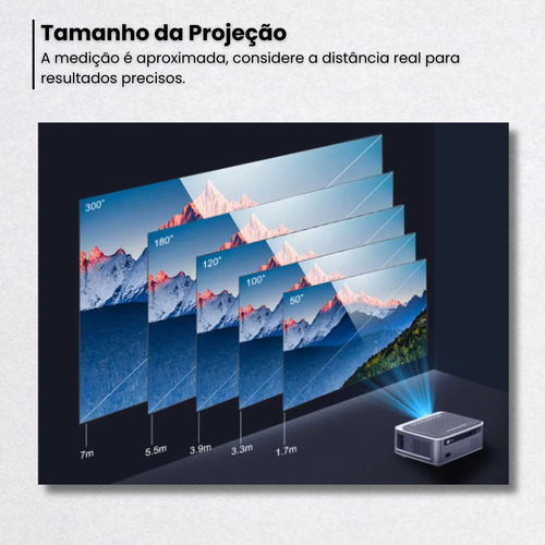 Projetor Touyinger Rd828 Hd 1080p Espelhamento 6500 Lumens Cor Preto