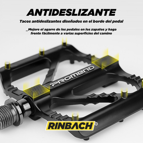 Pedales Antiederrapantes Compatible Bicicleta Excelvan