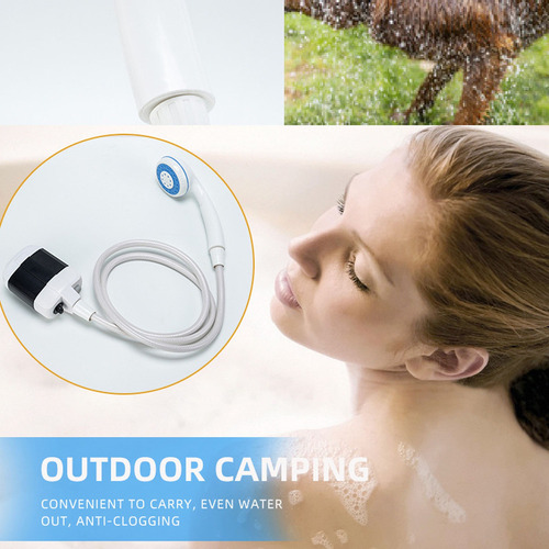 Ducha Eléctrica Portátil Recargable Para Camping