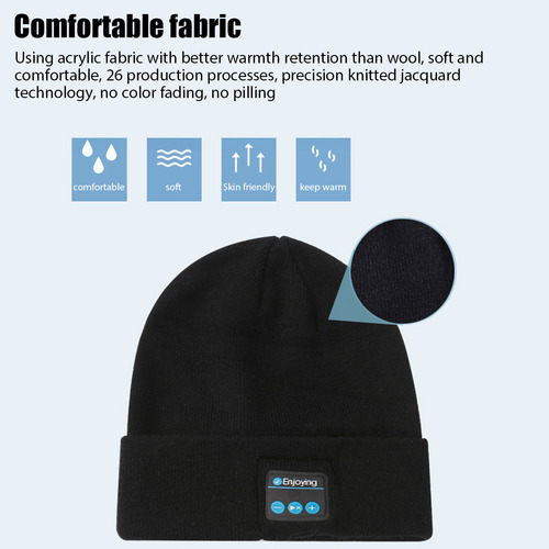 Gorras Musicales Inteligentes Con Bluetooth, Compactas Y Dur