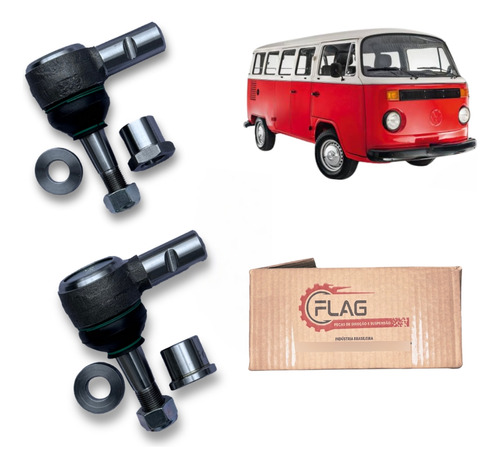 Kit 2 Pivôs Da Kombi Superior/inferior Esquerdo Flag