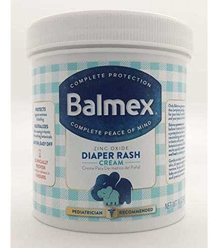 Balmex Diaper Rash Cream With Zinc Oxide 16 Oz Paquete De 6