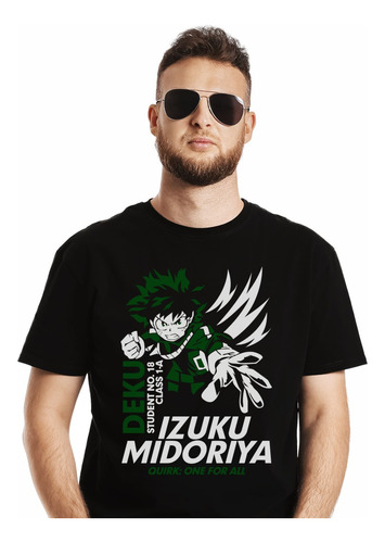 Polera My Hero Academia Izuku Midoriya One For All Anime Imp