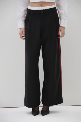 Pantalon Jackson Sastrero Wide Leg Tiro Alto De Mujer Sweet