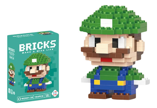 Mini Bloco De Montar Minnie Desenho Animado 185 Peças Bricks