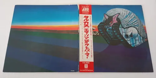 Lp Emerson Lake & Palmer Tarkus Atlantic Japan Encarte | Frete grátis