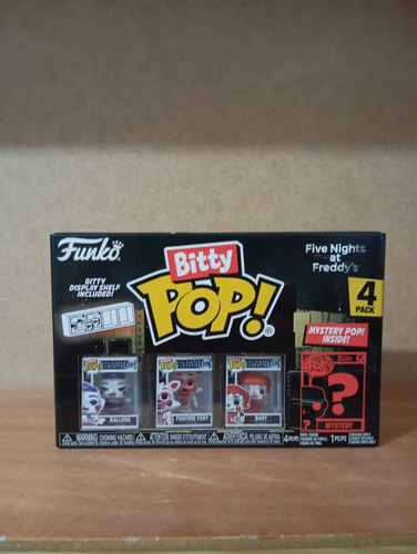 Funko Bitty Pop Five Nights At Freddy's Ballora, Paq De 4 P (Usado)