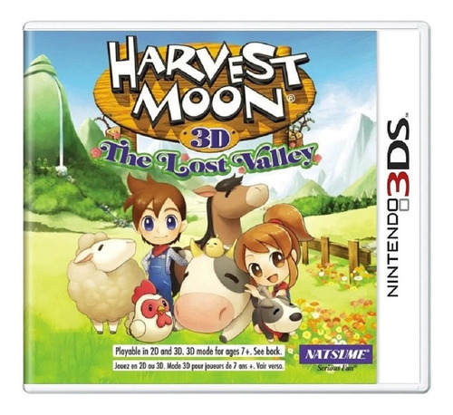 Juego Midia Física Harvest Moon The Lost Valley Nintendo 3ds