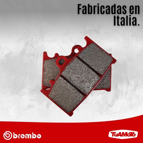 Pastilla freno del. Sinterizada brembo Versys 1000 Ninja 600