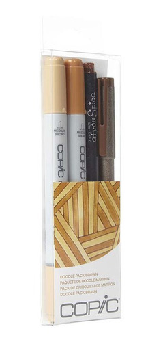 Copic Ciao Doodle Packs: Brown (4 Lápices)