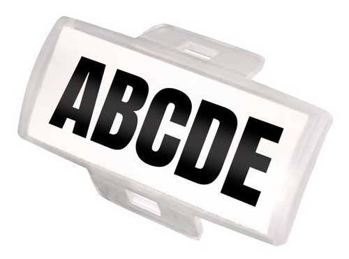 Imagen 2 de 7 de Porta Etiqueta Para Cincho Natural De 40 X 20mm, (100 Pzas)