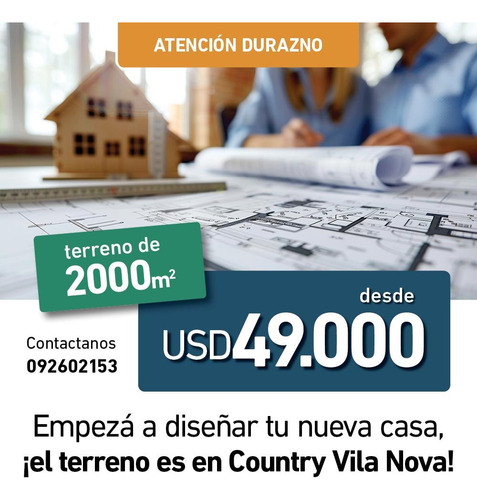 Country Vila Nova Te Ofrece Lo Mejor Para Construir La Casa De Tus Sueños, En El Terreno De Tus Sueños.