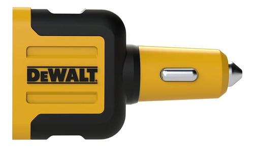 Cargador de coche DeWalt DXMA1410484 USB-C superrápido, negro y amarillo, compatible con Android, iPhone, ordenadores portátiles, MacBook Pro, tabletas