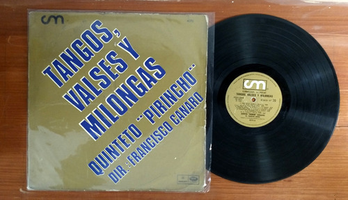 Quinteto Pirincho Tango Valses Y Milongas Disco Lp Vinilo