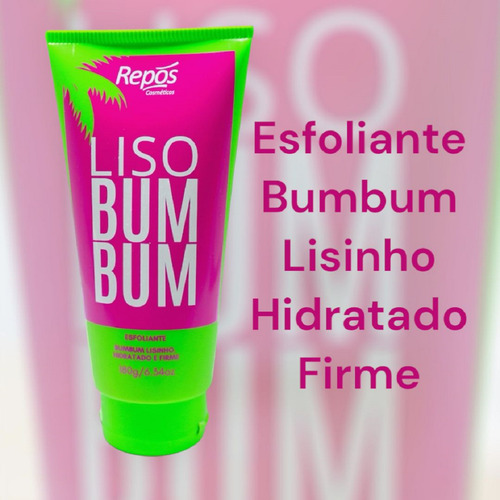 Esfoliante Bumbum Liso Durinho Repós Estrias Foliculite 180g