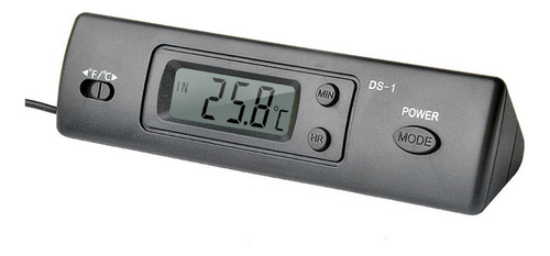 2 X -1 Termómetro Para Coche Con Pantalla Lcd C/f, Reloj De