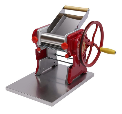 Máquina De Pasta Comercial De Rodillos; C/contador, Rojo