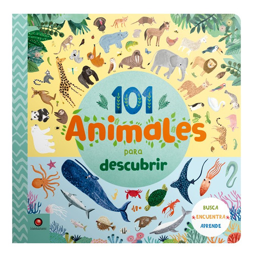 Libro 101 Animales Para Descubrir, De Cambell Books. Editorial Contrapunto, Tapa Dura, Edición 1 En Español, 2024