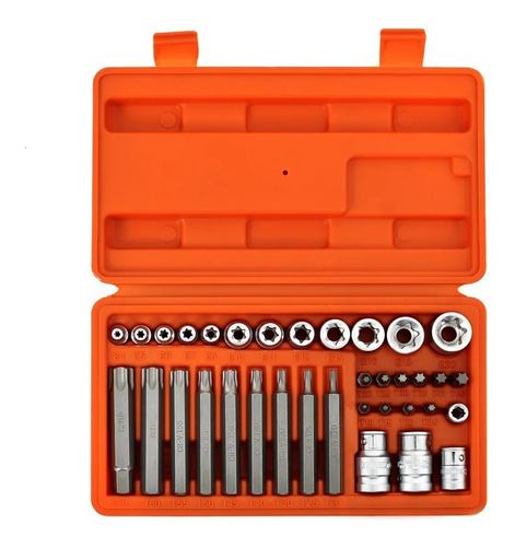 Juego 35 Piezas Tubos Torx Hembra Macho Hamilton Jt35 Cuotas