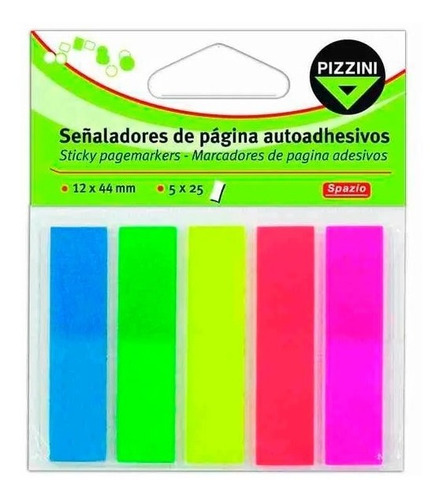 Señaladores Banderitas Autoadhesivas Pizzini Na125025x5f