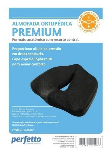 Imagem 3 de 3 de Almofada Ortopédica Latex Premium Pós-operatório Perfetto