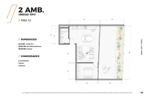 Yerbal 2100 - 3 Amb En Construccion - Frente 1er Piso