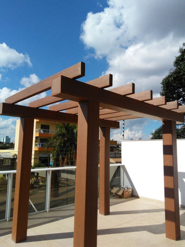 Pergolado Madeira Plastica 3.5 X 1.8m Com Frete